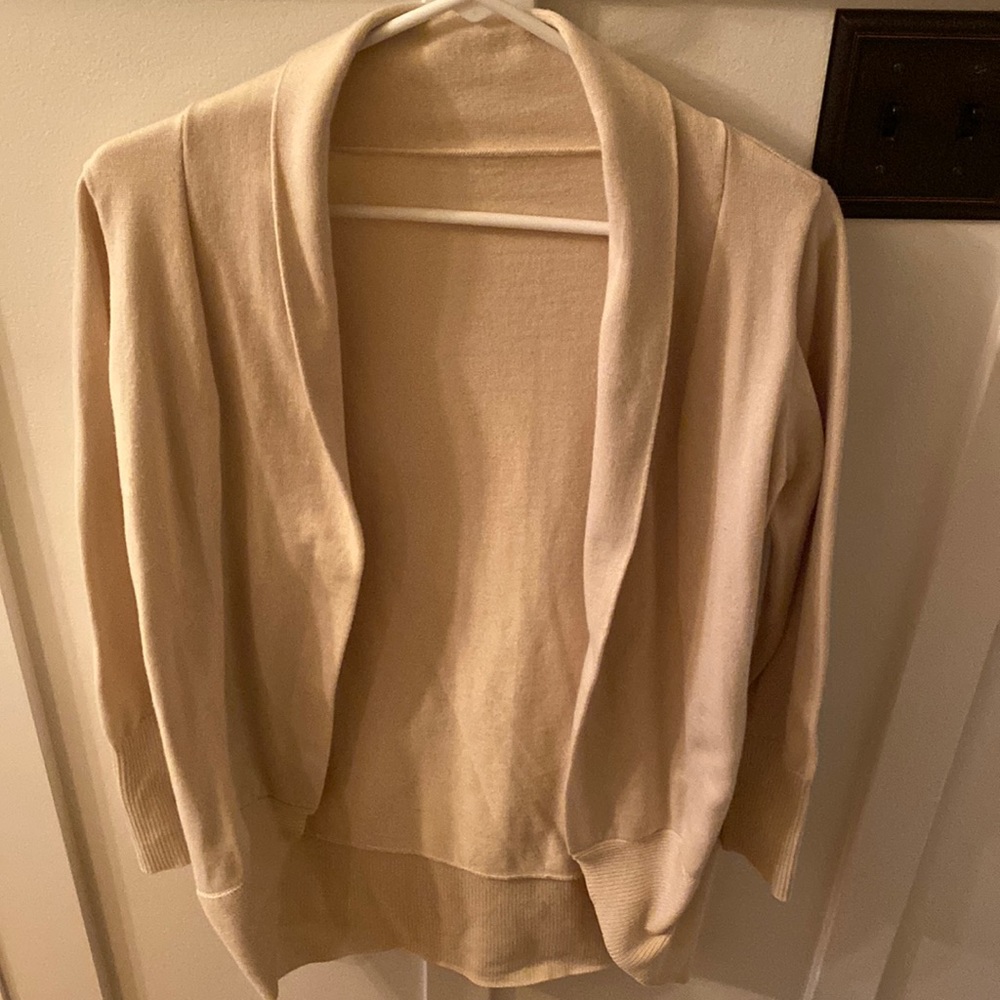 Light beige cardigan